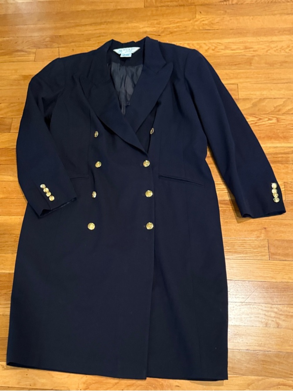 Austin Reed Navy Blazer with Gold Buttons